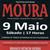 Cartel para dia 9 de Maio em Moura